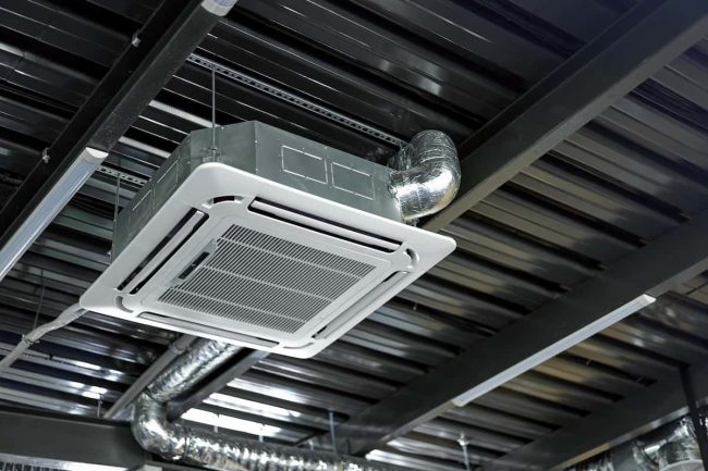 Climatización industrial - Unidades de condominios en la playa que funcionan de forma individual en calefacción y refrigeración de HVAC.