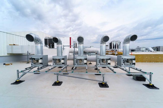 Diseño de sistemas HVAC de un almacén industrial.
